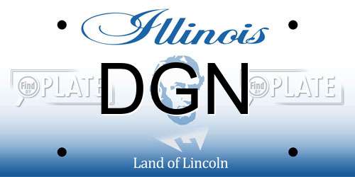 DGN Illinois License Plate