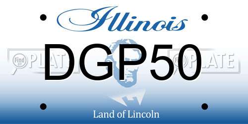 DGP50 Illinois License Plate