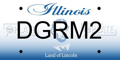 DGRM2 Illinois License Plate