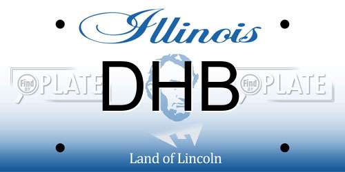 DHB Illinois License Plate