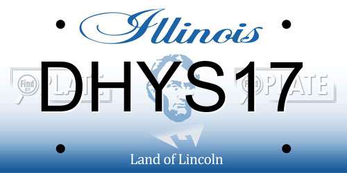 DHYS17 Illinois License Plate