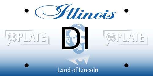 DI Illinois License Plate