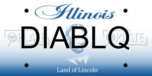 DIABLQ Illinois License Plate