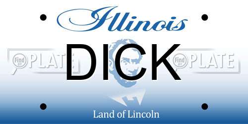 DICK Illinois License Plate