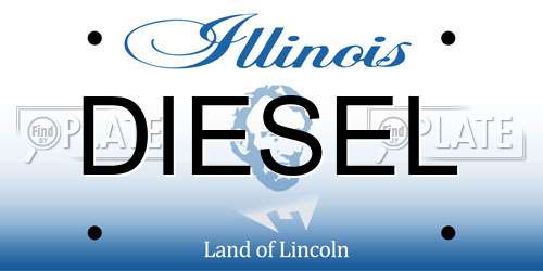 DIESEL Illinois License Plate