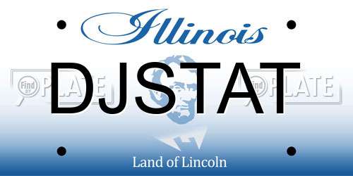 DJSTAT Illinois License Plate