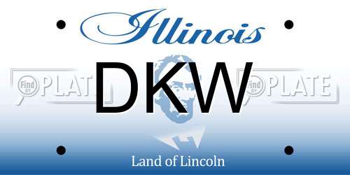 DKW Illinois License Plate