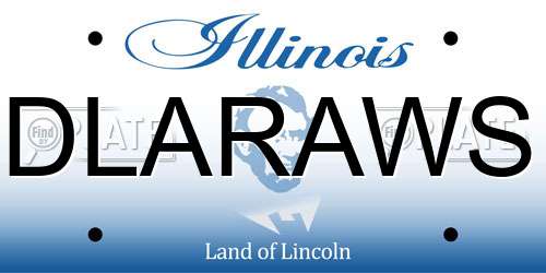 DLARAWS Illinois License Plate