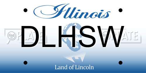 DLHSW Illinois License Plate