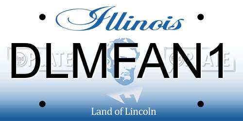 DLMFAN1 Illinois License Plate