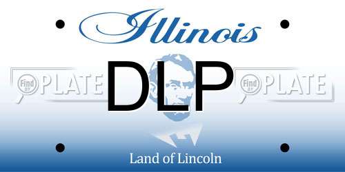 DLP Illinois License Plate