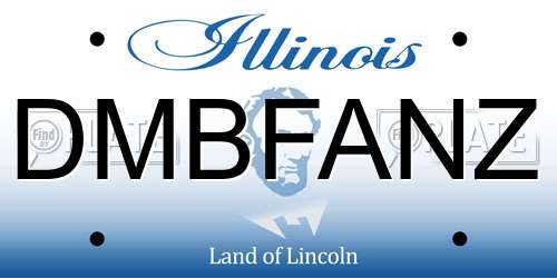 DMBFANZ Illinois License Plate