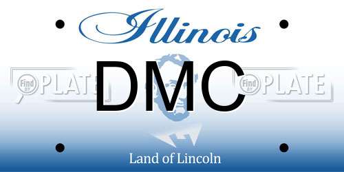 DMC Illinois License Plate