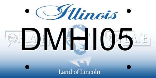 DMHI05 Illinois License Plate