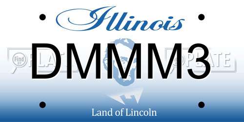DMMM3 Illinois License Plate
