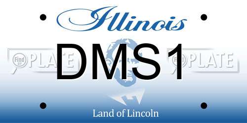 DMS1 Illinois License Plate