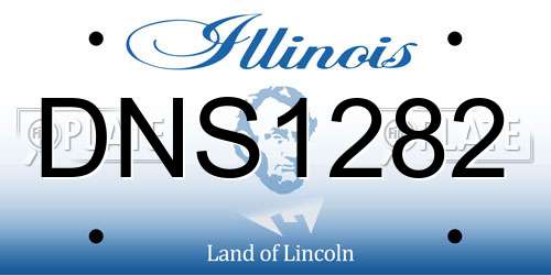 DNS1282 Illinois License Plate
