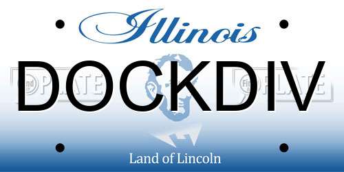 DOCKDIV Illinois License Plate