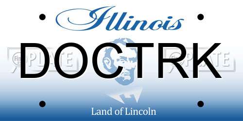 DOCTRK Illinois License Plate