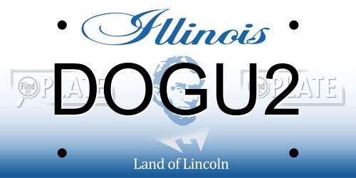 DOGU2 Illinois License Plate