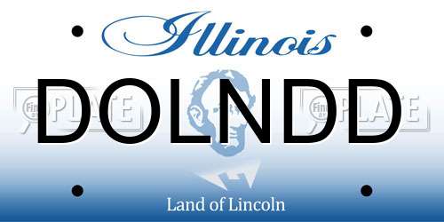 DOLNDD Illinois License Plate
