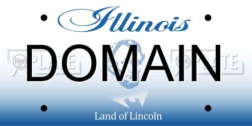 DOMAIN Illinois License Plate