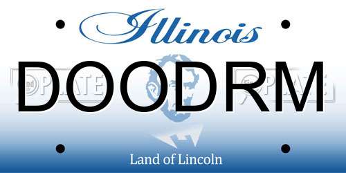 DOODRM Illinois License Plate