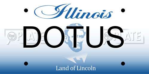 DOTUS Illinois License Plate