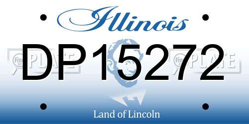 DP15272 Illinois License Plate