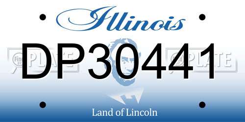 DP30441 Illinois License Plate