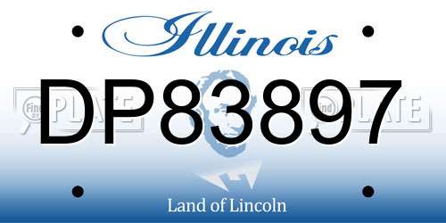 DP83897 Illinois License Plate