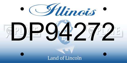 DP94272 Illinois License Plate