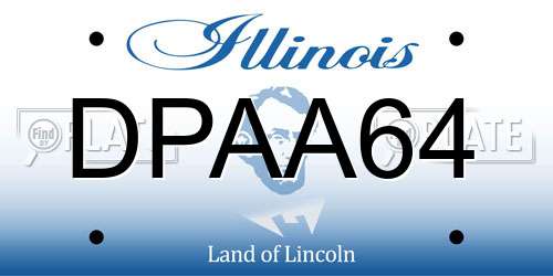 DPAA64 Illinois License Plate