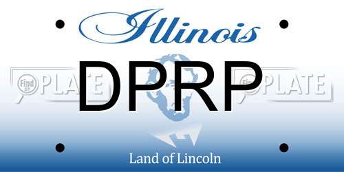 DPRP Illinois License Plate