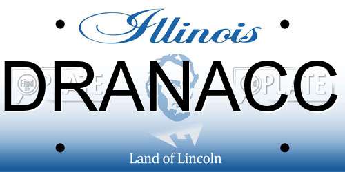 DRANACC Illinois License Plate