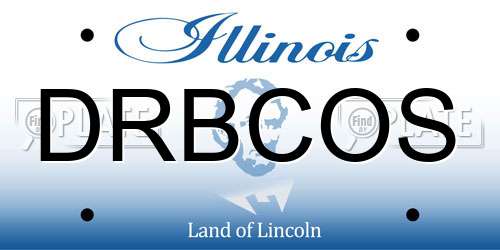 DRBCOS Illinois License Plate