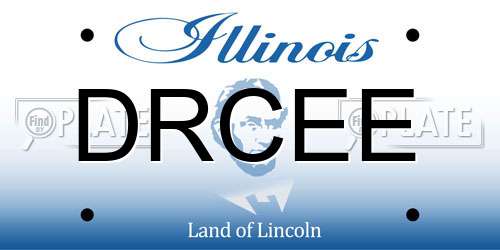 DRCEE Illinois License Plate