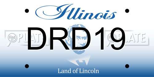DRD19 Illinois License Plate