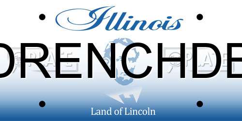 DRENCHDB Illinois License Plate