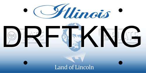DRFTKNG Illinois License Plate