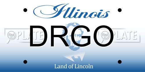 DRGO Illinois License Plate
