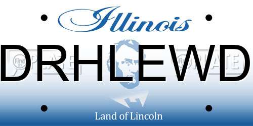 DRHLEWD Illinois License Plate