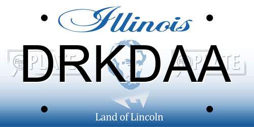 DRKDAA Illinois License Plate