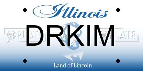 DRKIM Illinois License Plate