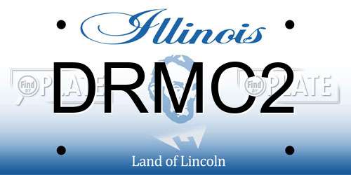 DRMC2 Illinois License Plate