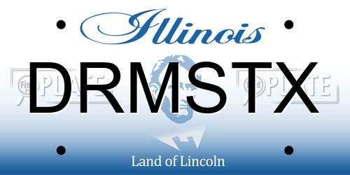 DRMSTX Illinois License Plate