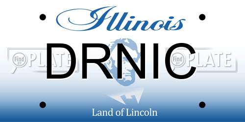 DRNIC Illinois License Plate