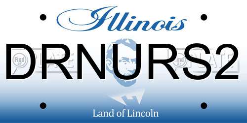 DRNURS2 Illinois License Plate