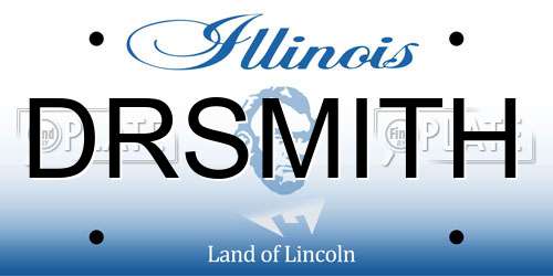 DRSMITH Illinois License Plate