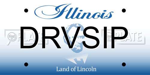 DRVSIP Illinois License Plate